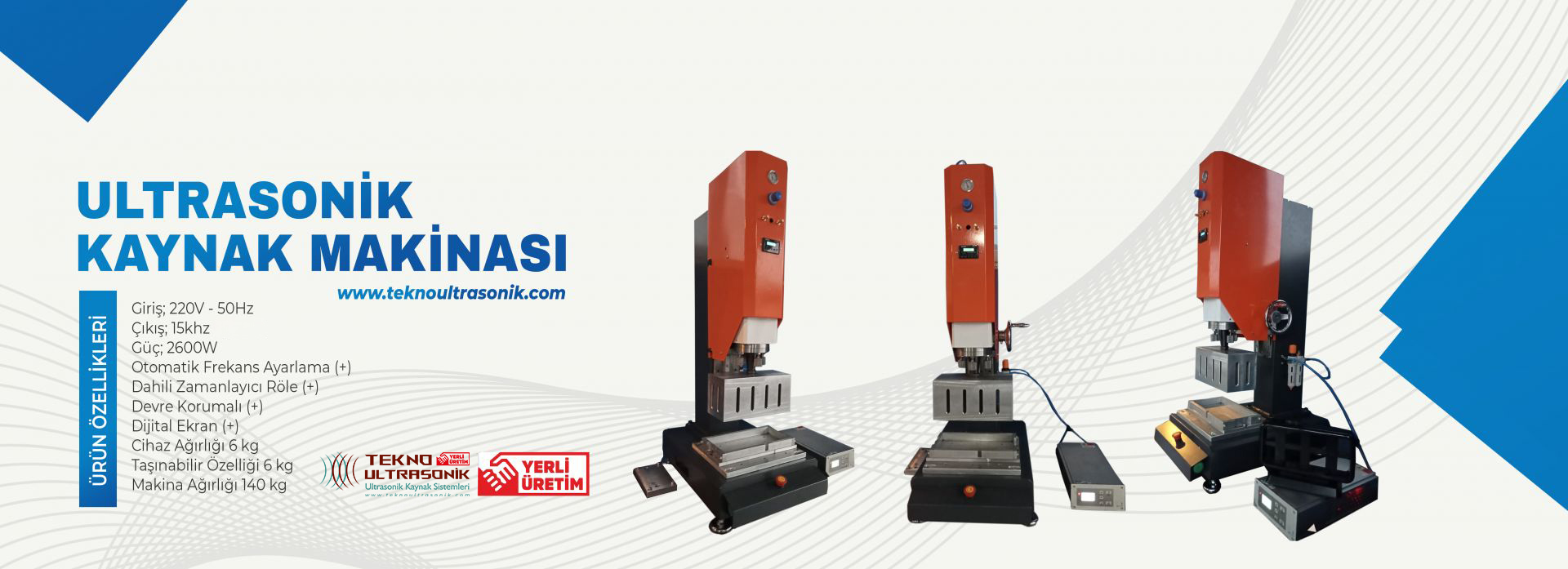 Ultrasonik Kaynak Makinası
